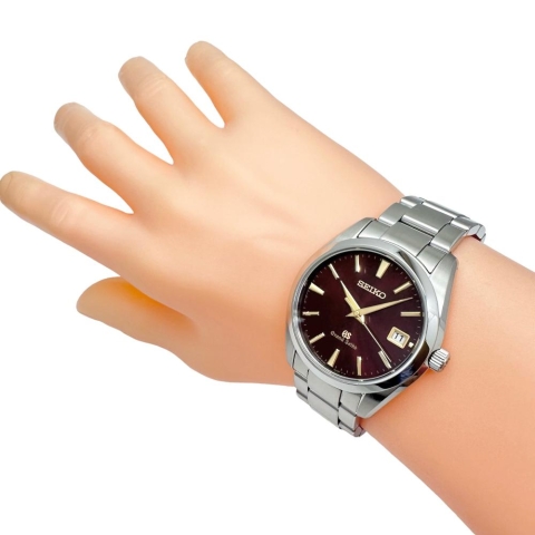 【SEIKO/セイコー】 グランドセイコー 限定500本 SBGV027（9F82-0AG0） 腕時計 ステンレススチール クオーツ ワインレッド文字盤 メンズ【中古】【真子質店】【BL】【TMixMo】