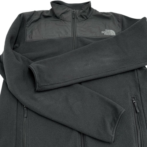 【THE NORTH FACE/ザ・ノースフェイス】 NL71904 フリースジャケット  ハーフジャケット ポリエステル/ナイロン ブラック メンズ【中古】【真子質店】【GD】【Max】