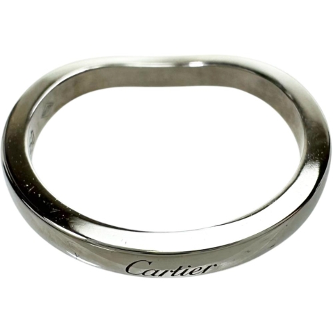 7号【CARTIER/カルティエ】 バレリーナ ウェディング ダイヤモンド リング・指輪 Pt950プラチナ 3.0g #47 レディース【中古】【真子質店】【BL】【KTx】