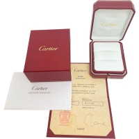 7号【CARTIER/カルティエ】 バレリーナ ウェディング ダイヤモンド リング・指輪 Pt950プラチナ 3.0g #47 レディース【中古】【真子質店】【BL】【KTx】