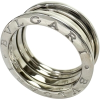 15号【BVLGARI/ブルガリ】 リング・指輪 B-ZERO1 3バンド K18WGホワイトゴールド 18金 9.8g #56 レディース【中古】【真子質店】【BL】【IxKMi】