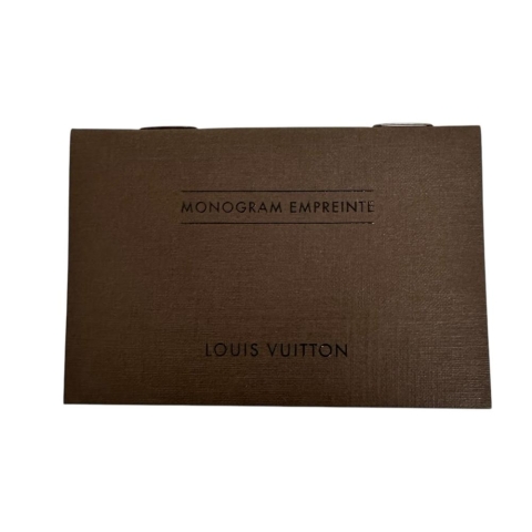 【LOUIS VUITTON/ルイ・ヴィトン】 ペティヤント M94173 二つ折りクラッチバッグ セカンドバッグ モノグラムアンプラント こげ茶革（テール）/ゴールド金具 レディース【中古】【真子質店】【BL】【MoMox】