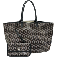 【GOYARD/ゴヤール】 サンルイPM  ADM120180 トートバッグ コーティングキャンバス 黒 レディース【中古】【真子質店】【BL】【ISYS】