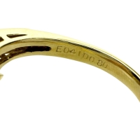 16号 エメラルド 0.41ct ダイヤモンド 0.80ct リング・指輪 K18ゴールド 18金 5.5g レディース【中古】【真子質店】【NN】【IIxx】
