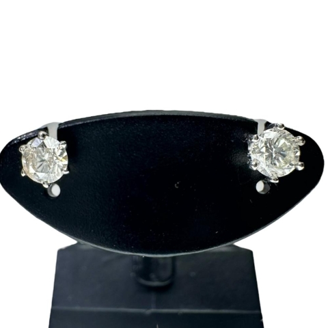 スタッド ダイヤモンド（推定H～I-I1クラス） 0.25×2ct ピアス Pt900プラチナ 0.6g レディース【中古】【真子質店】【NN】【IYMo】
