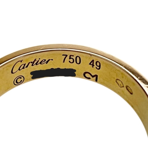 9号【CARTIER/カルティエ】 リング・指輪 ハッピーバースデー K18PGピンクゴールド 18金 4.4g 49 レディース【中古】【真子質店】【BL】【Moxx】