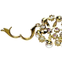 【Jeunet/ジュネ】 サファイア 1.80ct アコヤ真珠 4mm ペンダントトップ K18ゴールド 18金 4.6g レディース【中古】【真子質店】【NN】【DMoI】