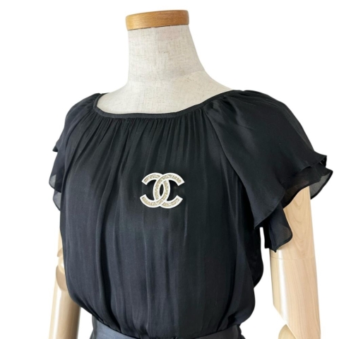 【CHANEL/シャネル】 ココマーク ブローチ GP 23.5g B24C  ゴールド（シャンパンゴールド） レディース【中古】【真子質店】【GD】【Moxx】