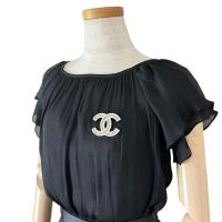 【CHANEL/シャネル】 ココマーク ブローチ GP 23.5g B24C  ゴールド（シャンパンゴールド） レディース【中古】【真子質店】【GD】【Moxx】
