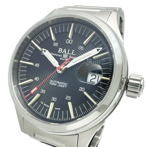 【BALLWATCH/ボールウォッチ】 ストークマン ナイトブレーカー NM2188C 腕時計 ステンレススチール 自動巻き/オートマ ブラック文字盤 メンズ【中古】【真子質店】【GD】【YKx】