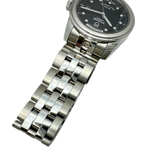 【TUDOR/チューダー/チュードル】 グラマー ダイヤ10Pインデックス 56000 腕時計 ステンレススチール 自動巻き/オートマ ブラック文字盤 メンズ【中古】【真子質店】【GD】【TxTS】
