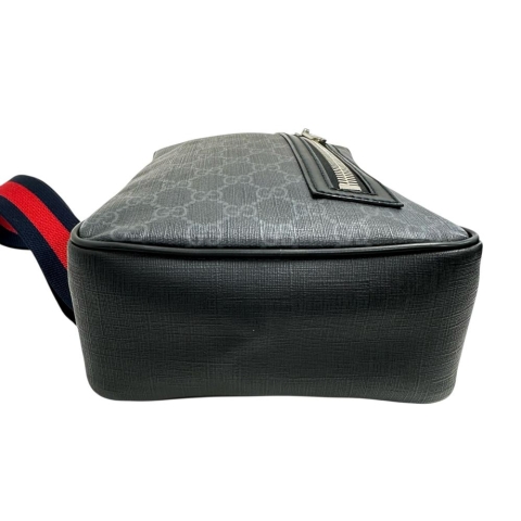 【GUCCI/グッチ】 478325 スリングバッグ ボディバッグ GGスプリームキャンバス ブラック ユニセックス【中古】【真子質店】【BL】【Yxx】