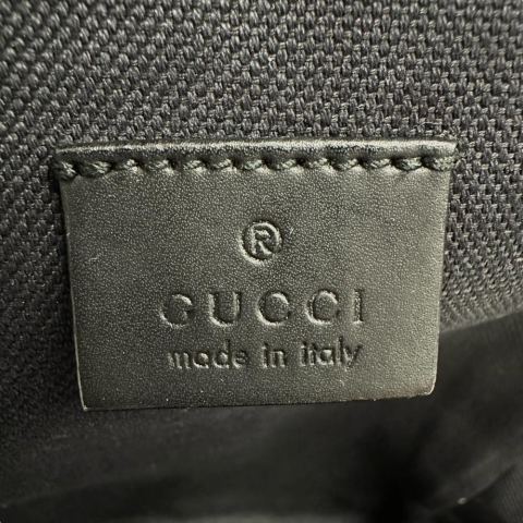 【GUCCI/グッチ】 478325 スリングバッグ ボディバッグ GGスプリームキャンバス ブラック ユニセックス【中古】【真子質店】【BL】【Yxx】