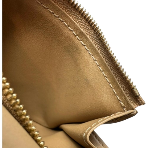 【LOUIS VUITTON/ルイ・ヴィトン】 ヴェルティカル ウォレット コンパクト M81561 二つ折り財布 レザー ブラック革/ゴールド金具 レディース【中古】【真子質店】【BL】【DYx】