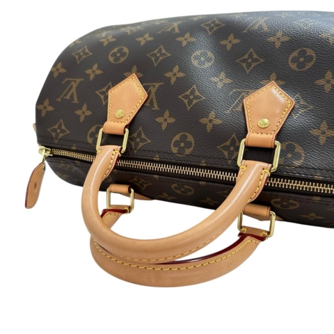 【LOUIS VUITTON/ルイ・ヴィトン】 スピーディ30 モノグラム M41526 ハンドバッグ モノグラムキャンバス ブラウン レディース【中古】【真子質店】【BL】【Ixxx】