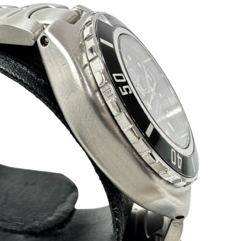【OMEGA/オメガ】 シーマスター 腕時計 ステンレススチール クオーツ 黒文字盤 レディース【中古】【真子質店】【NN】【MaMix】