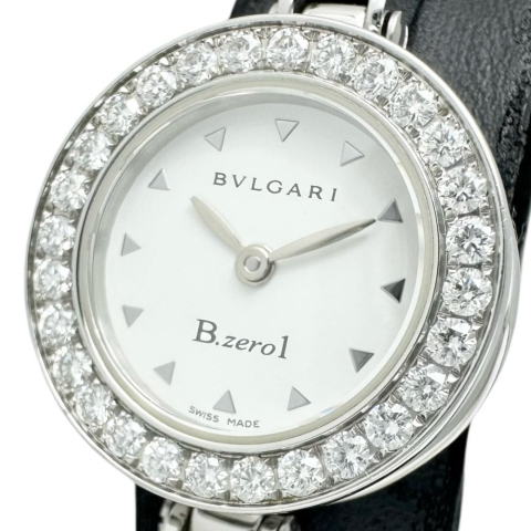 【BVLGARI/ブルガリ】 B-ZERO1 BZ22S 腕時計 ステンレススチール クオーツ ホワイト文字盤/シルバーベルト レディース【中古】【真子質店】【GD】【ITYMo】