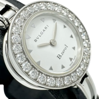 【BVLGARI/ブルガリ】 B-ZERO1 BZ22S 腕時計 ステンレススチール クオーツ ホワイト文字盤/シルバーベルト レディース【中古】【真子質店】【GD】【ITYMo】