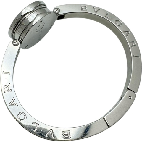 【BVLGARI/ブルガリ】 B-ZERO1 BZ22S 腕時計 ステンレススチール クオーツ ホワイト文字盤/シルバーベルト レディース【中古】【真子質店】【GD】【ITYMo】