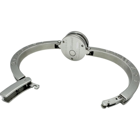 【BVLGARI/ブルガリ】 B-ZERO1 BZ22S 腕時計 ステンレススチール クオーツ ホワイト文字盤/シルバーベルト レディース【中古】【真子質店】【GD】【ITYMo】