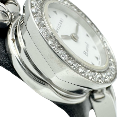 【BVLGARI/ブルガリ】 B-ZERO1 BZ22S 腕時計 ステンレススチール クオーツ ホワイト文字盤/シルバーベルト レディース【中古】【真子質店】【GD】【ITYMo】