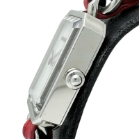 【CHANEL/シャネル】 プルミエール ロック H5313 限定1000本 腕時計 ステンレススチール/シェル クオーツ ホワイトシェル文字盤/赤革ベルト レディース【中古】【真子質店】【GD】【TxMoK】