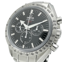 【OMEGA/オメガ】 スピードマスター ブロードアロー1957 321.10.42.50.01.001 裏スケルトン 腕時計 ステンレススチール 自動巻き/オートマ ブラック文字盤 メンズ【中古】【真子質店】【BL】【DTMoK】