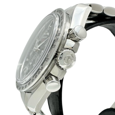 【OMEGA/オメガ】 スピードマスター ブロードアロー1957 321.10.42.50.01.001 裏スケルトン 腕時計 ステンレススチール 自動巻き/オートマ ブラック文字盤 メンズ【中古】【真子質店】【BL】【DTMoK】
