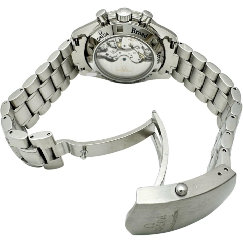 【OMEGA/オメガ】 スピードマスター ブロードアロー1957 321.10.42.50.01.001 裏スケルトン 腕時計 ステンレススチール 自動巻き/オートマ ブラック文字盤 メンズ【中古】【真子質店】【BL】【DTMoK】