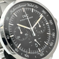 【IWC/インターナショナルウォッチカンパニー】 セミメカニカル クロノ IW372702 腕時計 ステンレススチール クオーツ 黒文字盤/シルバーバンド メンズ【中古】【真子質店】【GD】【TIDMo】