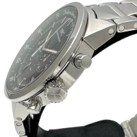 【IWC/インターナショナルウォッチカンパニー】 セミメカニカル クロノ IW372702 腕時計 ステンレススチール クオーツ 黒文字盤/シルバーバンド メンズ【中古】【真子質店】【GD】【TIDMo】
