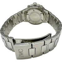 【IWC/インターナショナルウォッチカンパニー】 セミメカニカル クロノ IW372702 腕時計 ステンレススチール クオーツ 黒文字盤/シルバーバンド メンズ【中古】【真子質店】【GD】【TIDMo】