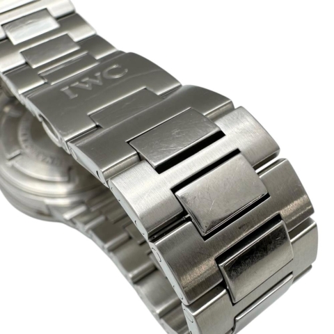 【IWC/インターナショナルウォッチカンパニー】 セミメカニカル クロノ IW372702 腕時計 ステンレススチール クオーツ 黒文字盤/シルバーバンド メンズ【中古】【真子質店】【GD】【TIDMo】