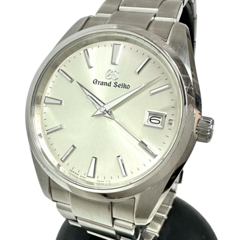 【SEIKO/セイコー】 グランドセイコー SBGP009(9F85-0AC0) デイト 腕時計 ステンレススチール クオーツ シルバー文字盤 メンズ【中古】【真子質店】【GD】【IMiTY】