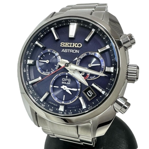 【SEIKO/セイコー】 アストロン 大谷翔平 2022年限定モデル SBXC115(5X53-0BT0) GPS 1700本限定　紺/ネイビー 腕時計 ステンレススチール ソーラー ブルー文字盤 メンズ【中古】【真子質店】【GD】【ITSMi】