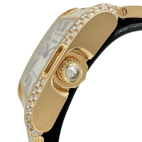【CARTIER/カルティエ】 タンクアングレーズSM WT100002 腕時計 K18PGピンクゴールド クオーツ シルバー文字盤 レディース【中古】【真子質店】【BL】【TxTDx】