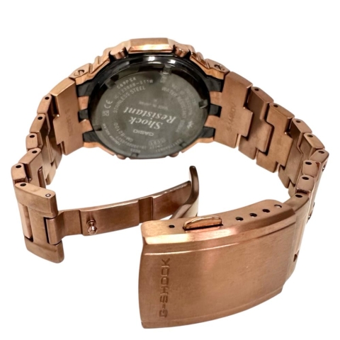 【CASIO/カシオ】 G-SHOCK フルメタル GM-B2100GD-5AJF  ブロンズ 腕時計 GP ソーラー 黒文字盤 メンズ【中古】【真子質店】【GD】【TKMo】