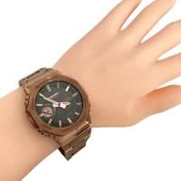 【CASIO/カシオ】 G-SHOCK フルメタル GM-B2100GD-5AJF  ブロンズ 腕時計 GP ソーラー 黒文字盤 メンズ【中古】【真子質店】【GD】【TKMo】