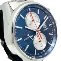【TAG HEUER/タグホイヤー】 カレラ 富士スピードウェイ限定400本 CAR211B 裏スケルトン 腕時計 ステンレススチール 自動巻き/オートマ ネイビー文字盤 メンズ【中古】【真子質店】【GD】【ISxMa】