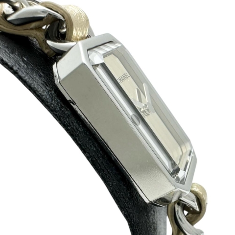 【CHANEL/シャネル】 プルミエール ロック H5583 3重ブレス 1000本限定 腕時計 ステンレススチール/レザー/ミラー クオーツ ゴールドミラー文字盤/ゴールド革ベルト レディース【中古】【真子質店】【GD】【IYYI】