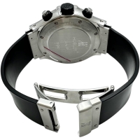 【HUBLOT/ウブロ】 スーパーB クロノ MDM 1920.440.1 腕時計 ステンレススチール/ラバー 自動巻き/オートマ シルバー文字盤/黒ラバー メンズ【中古】【真子質店】【BL】【TSTY】