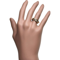 7号【CARTIER/カルティエ】 18Pダイヤモンド リング・指輪 トリニティ コンステレーション K18ゴールド 18金 10.1g 47 レディース【中古】【真子質店】【BL】【IMixx】
