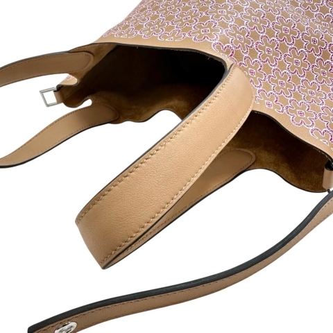 【HERMES/エルメス】 ピコタンロックPM ラッキーデイジー ハンドバッグ レザー ブラウン/ピンク レディース【中古】【真子質店】【BL】【MaMoTx】