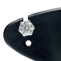 H&C スタッド ハート＆キューピッド ダイヤモンド 0.10/0.10ct ピアス Pt900プラチナ 0.4g レディース【中古】【真子質店】【NN】【TxS】