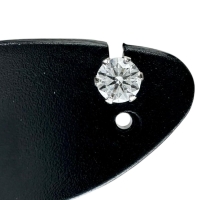 H&C スタッド ハート＆キューピッド ダイヤモンド 0.10/0.10ct ピアス Pt900プラチナ 0.4g レディース【中古】【真子質店】【NN】【TxS】