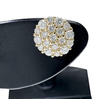 ダイヤモンド 計0.25×2ct ピアス K18ゴールド 18金 0.9g レディース【中古】【真子質店】【NN】【TMiY】