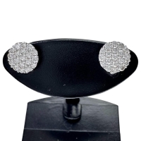 ダイヤモンド 計0.25×2ct ピアス K18WGホワイトゴールド 18金 0.9g レディース【中古】【真子質店】【NN】【TMiY】