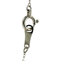 エメラルド 0.75ct ダイヤモンド 0.15ct ネックレス Pt900プラチナ/Pt850プラチナ 2.1g 40cm レディース【中古】【真子質店】【NN】【MaMiMo】