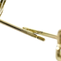 マルチカラーサファイア 計1.18/計1.25ct ダイヤモンド 計0.05×2ct ピアス K18ゴールド 18金 2.4g レディース【中古】【真子質店】【NN】【MoKT】