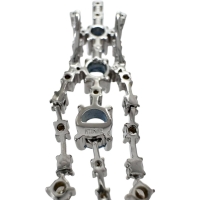 アクアマリン 0.45ct ダイヤモンド 0.55ct ペンダントトップ K18WGホワイトゴールド 18金 3.8g レディース【中古】【真子質店】【NN】【MoKT】